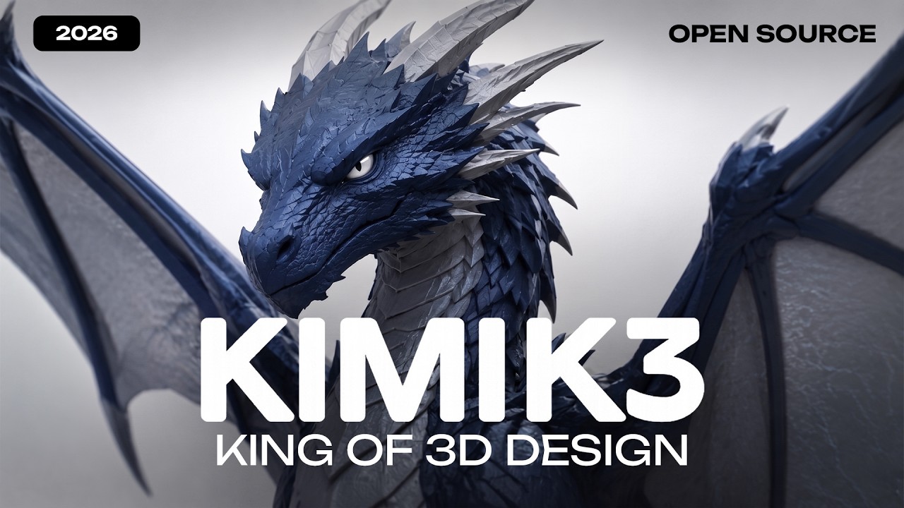 This Open-Source AI Taking Over 3D & Blender &mdash; Kimi K3
