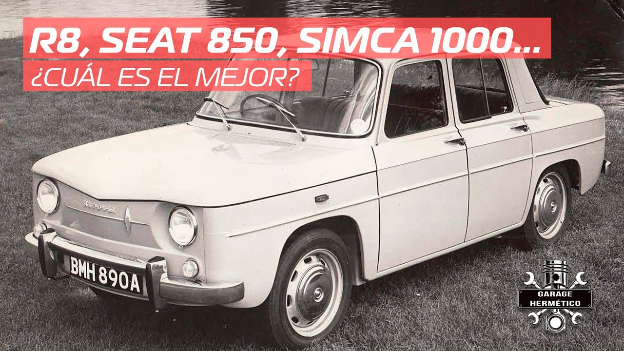 Renault 8, Seat 850, Simca 1000. ¿Cuál es el mejor?