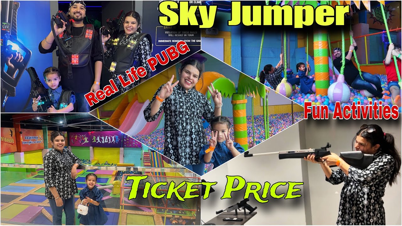 Sky Jumper Jalandhar | Fun Activities | Real Life Pubg | Sky Shoot And Many More 🔥