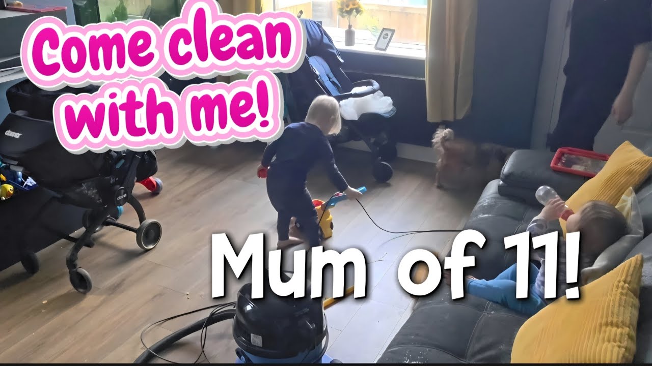 Come Clean With Me / Cleaning Video / Vlog / Mum Of 11