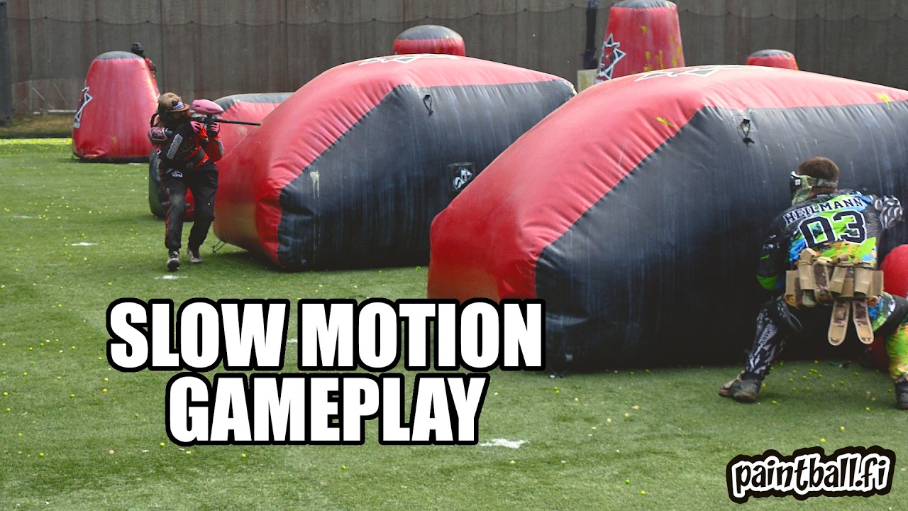 Slow Motion Paintball Gameplay - Part 2 #paintball #speedball #paintballing
