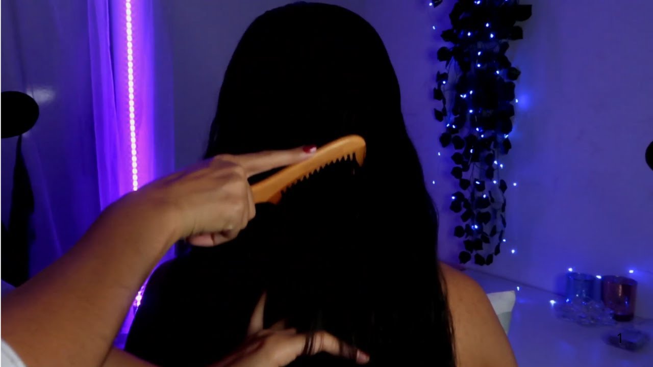 ASMR | Compilado Tratamento, Massagem capilar, Umectação 💆‍♀️