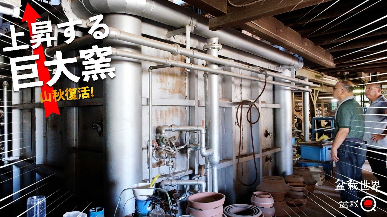 【山秋 復活】巨大な製陶所が凄すぎました。【盆栽世界×盆栽Q】