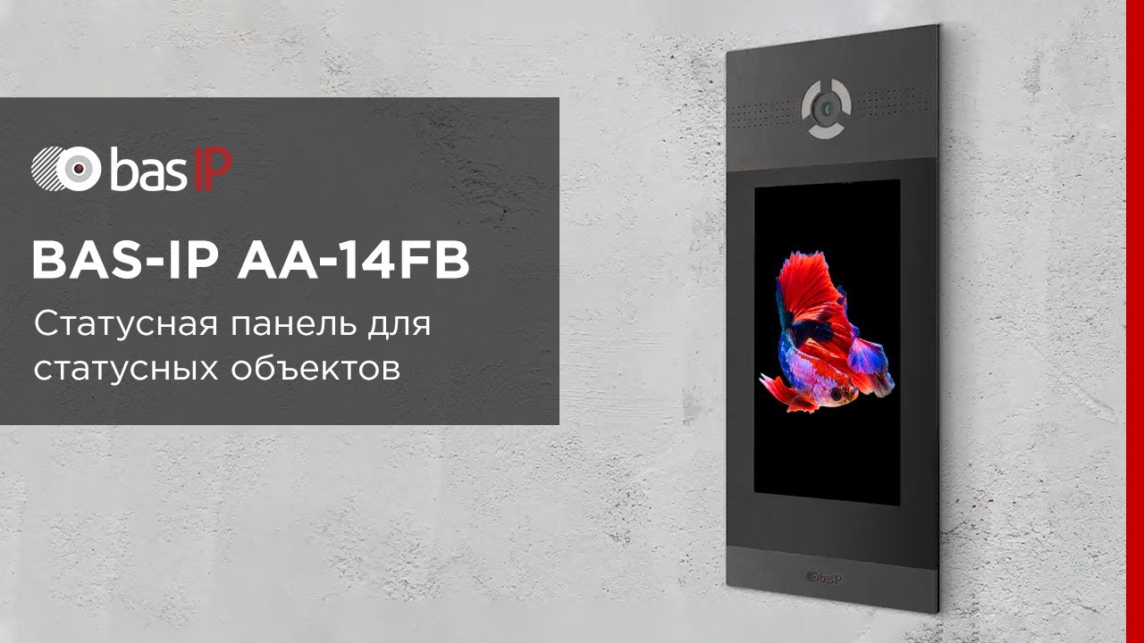 BAS-IP AA-14FB: вызывная панель, ради которой захочется переехать!