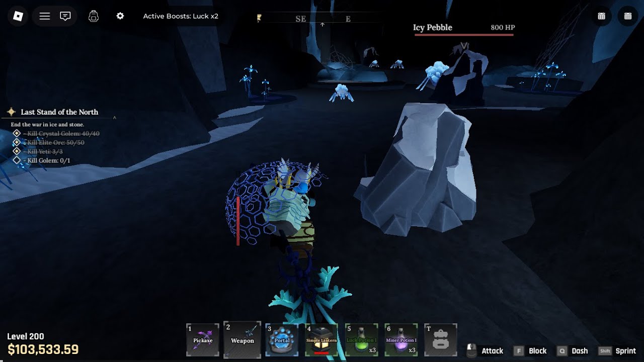An Hour Of Me Playing Roblox The Forge.