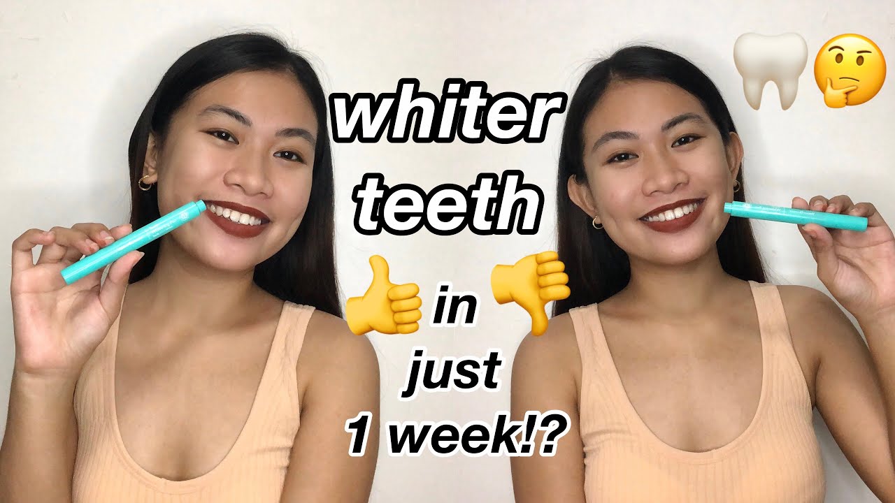 TEETH WHITENING PEN REVIEW (Affordable nga, Effective ba?!) *after using for 1 week* | Ybeth Rosario