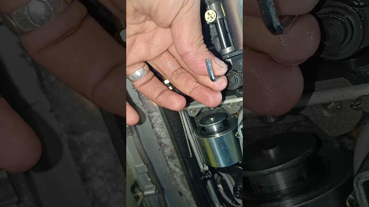 # طريقة إصلاح كامة المقص فى المكنة السنجر الكمبيوتر