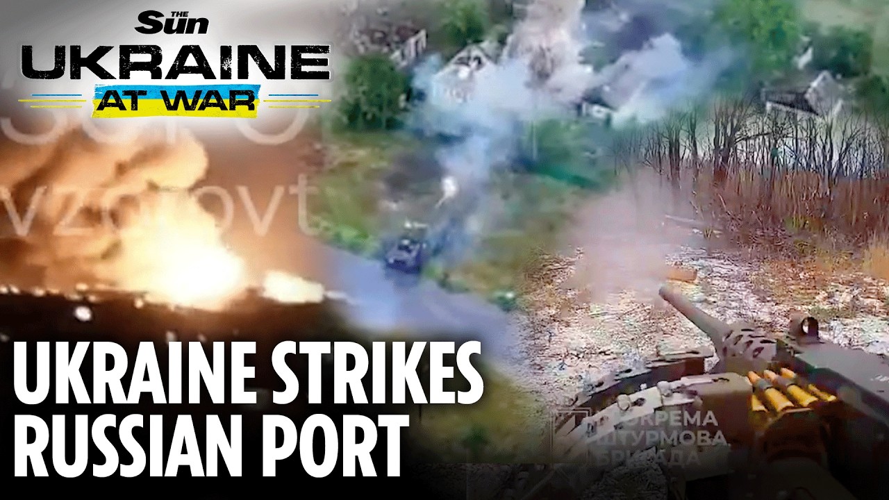 Ukraine's drones attack Putin's biggest oil port as Putin rakes in billions from Iran war chaos