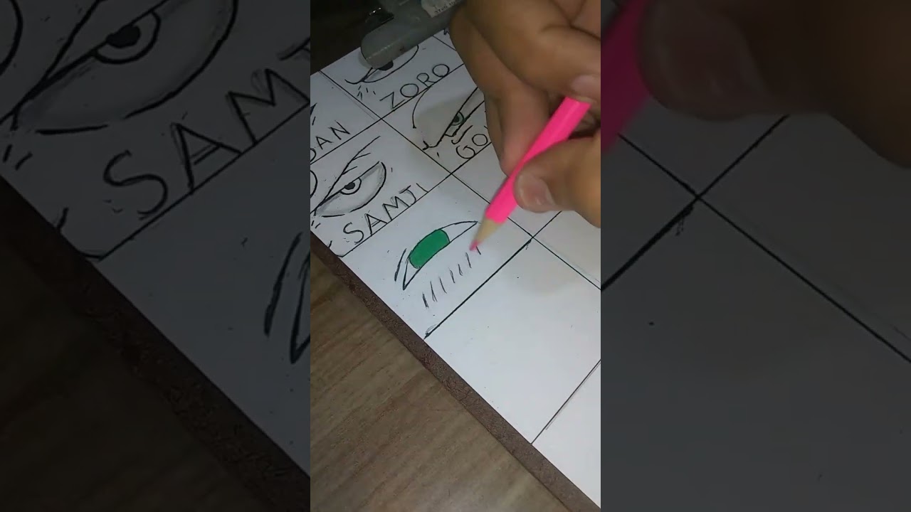 desenhando olhos de personagem de anime (anya)