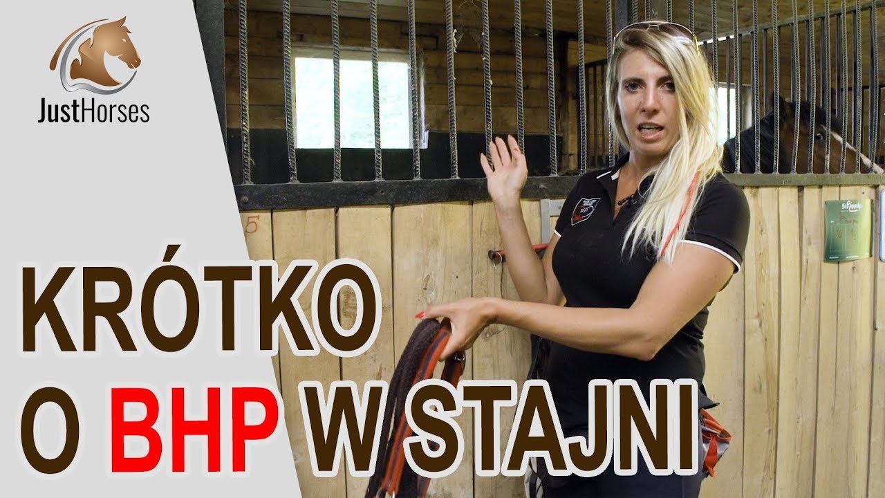 Krótko o BHP w stajni + węzeł bezpieczny