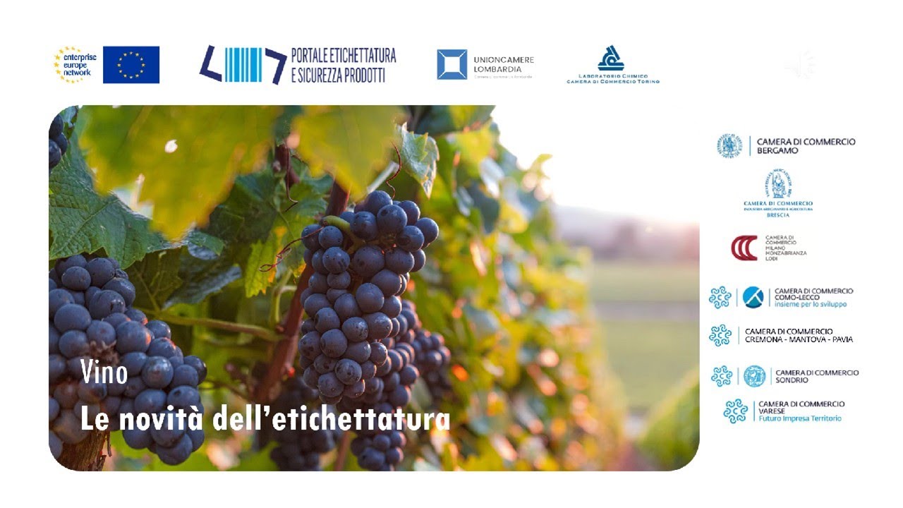 Vino Le novità dell'etichettatura