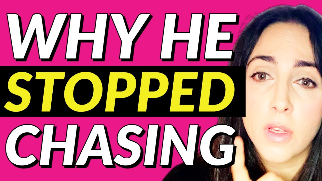 Why Did He Stop Chasing You? 🏃‍♀️🏃‍♂️💨
