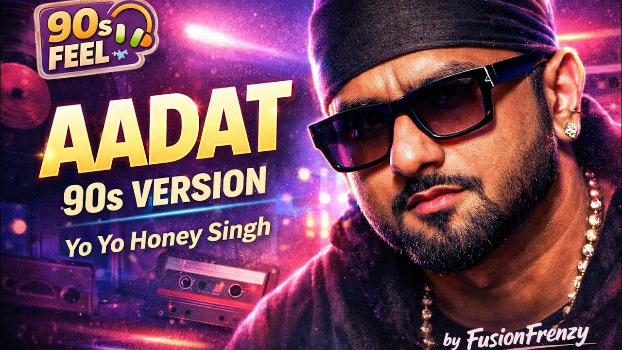 AADAT – Yo Yo Honey Singh | 90s Version 🔥 | FusionFrenzy #bollywood90s 