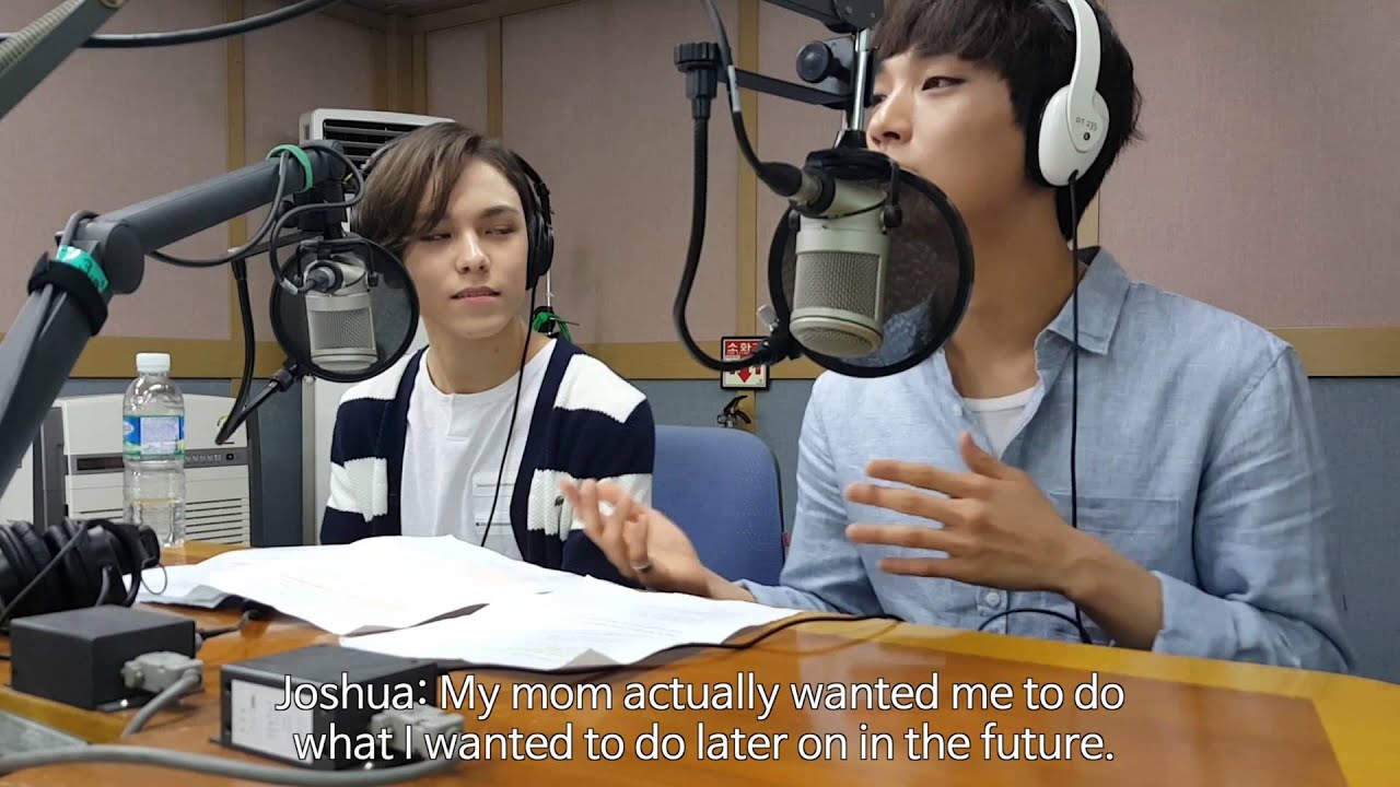 tbs eFM (101.3MHz) K-Popular interview with Seventeen 세븐틴 Joshua & Vernon - 1