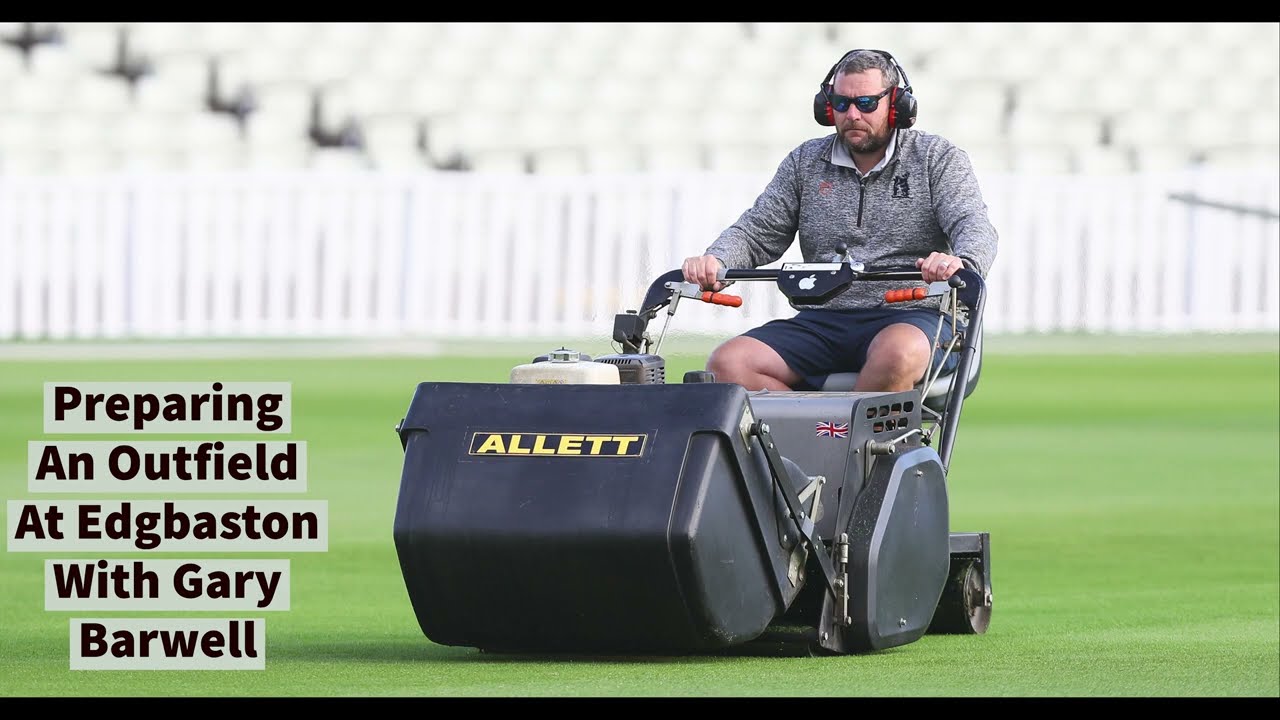 Maintaining the Edgbaston Outfield With the Allett Regal mowers