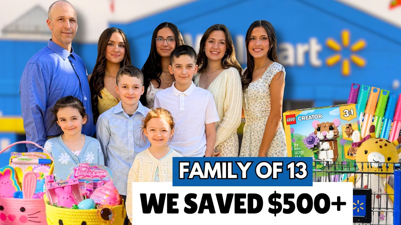 Huge Grocery Haul for Our Family of 13&hellip; Saved $500?! | Walmart + Discount Stores