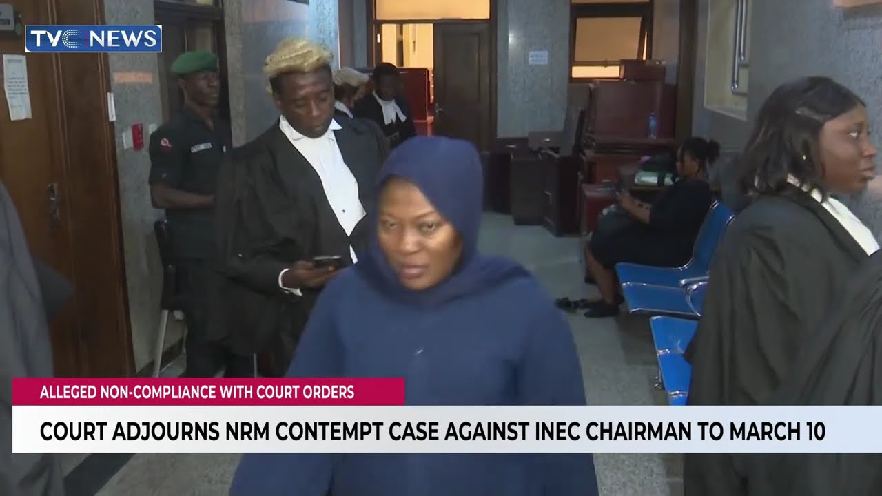 Court Adjourns NRM Contempt Case Against INEC Chairman To March 10