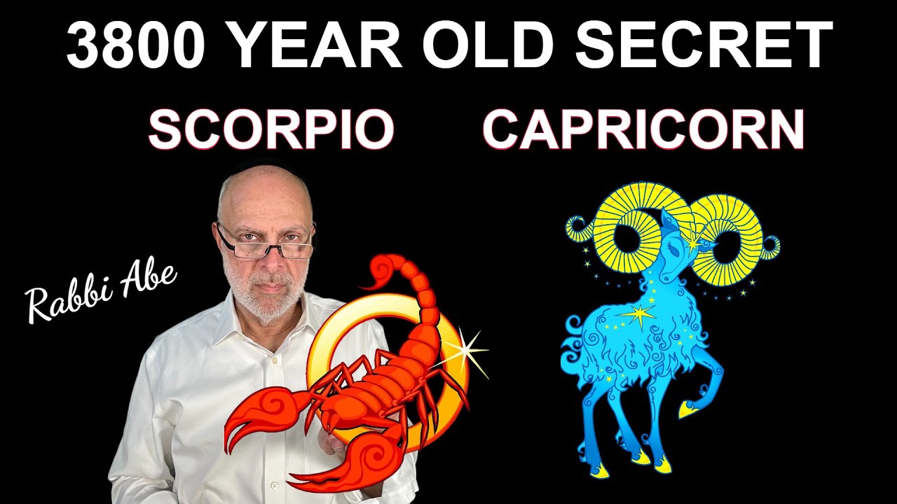 SCORPIO and CAPRICORN. An AMAZING 3800-YEAR-OLD SECRET Revealed!