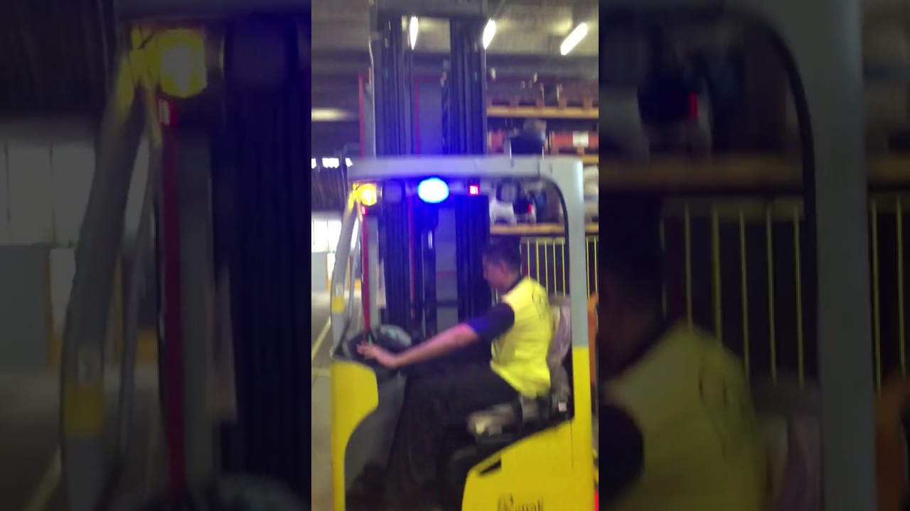 Acessórios de segurança para operador de empilhadeira - Red zone, luz de teto e safety light