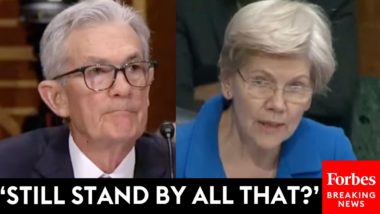 MUST WATCH: Elizabeth Warren Takes No Prisoners Grilling Fed Chair Jerome Powell About Bank Failures