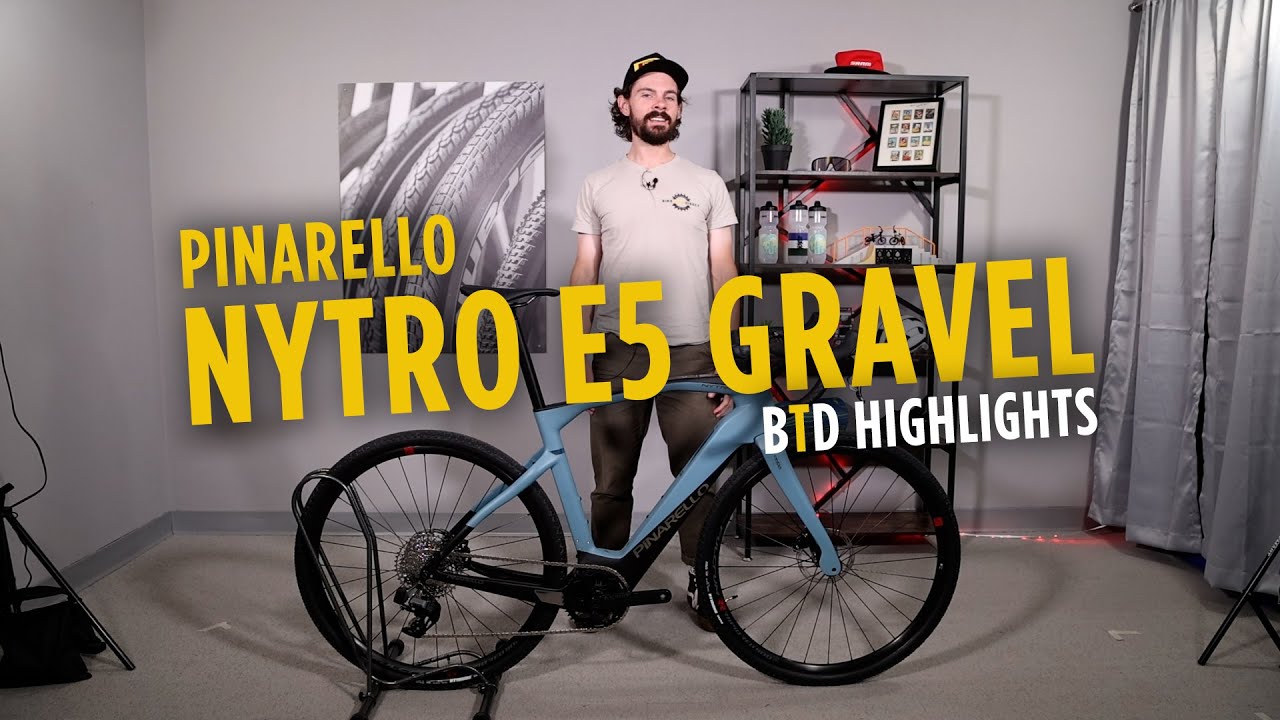 Основные моменты BTD - гравийный электровелосипед Pinarello Nytro E5