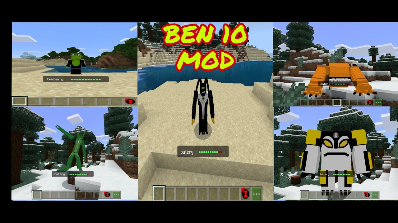 Ben 10 mod in minecraft pe