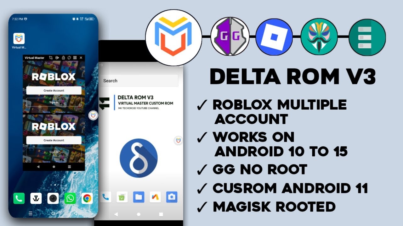 Virtual Master v3.2.55 | AFK Roblox | Delta v3 Custom ROM