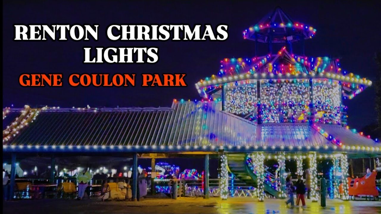 Gene Coulon Christmas Lights 🎄 | Renton Waterfront Holiday Magic | Washington Winter Walk