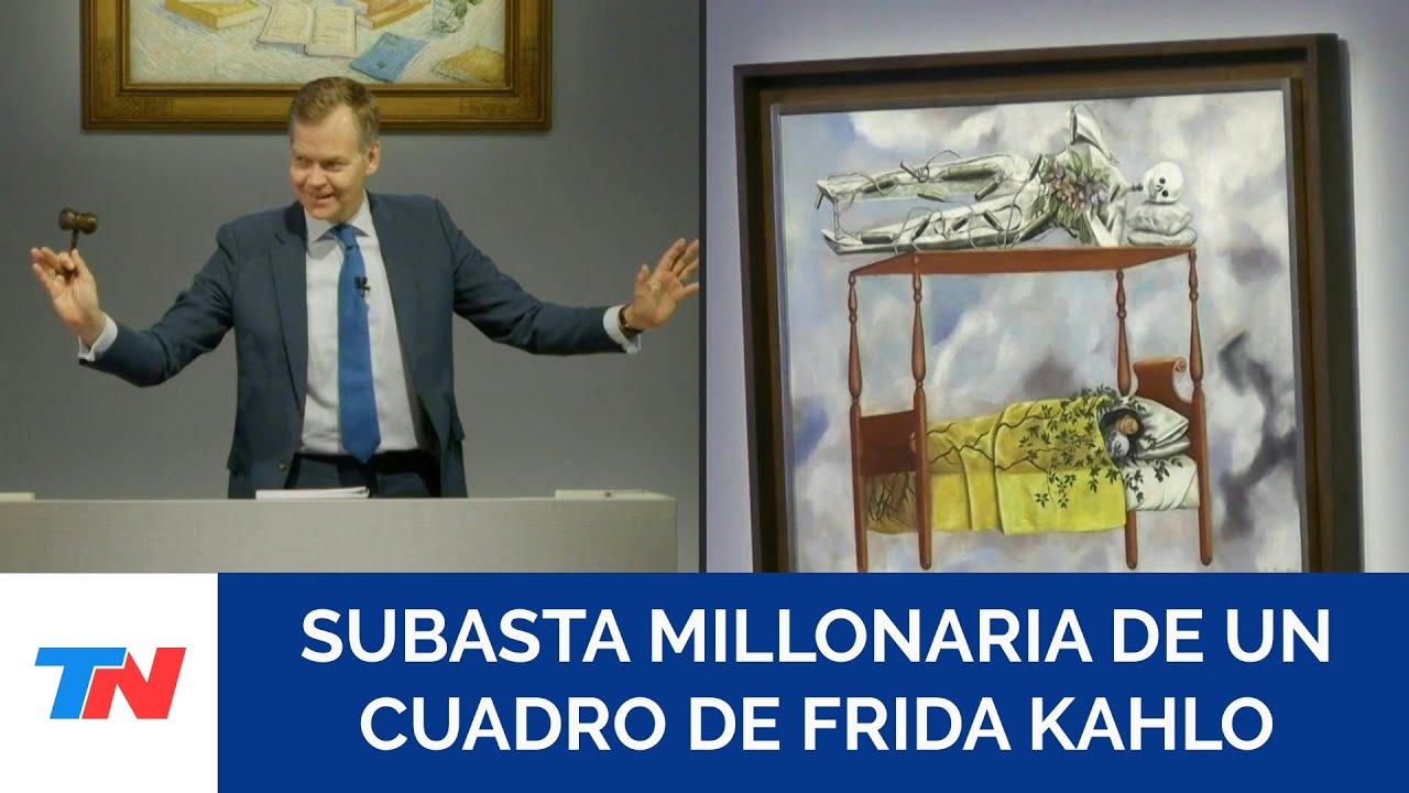 Subastan un cuadro de Frida Kahlo en USD 54,6 millones, un récord para una artista mujer