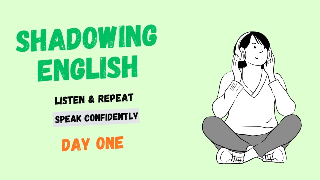 Shadowing English Speaking Practice | Speak Confidently in 5 Minutes a Day (Day 1)