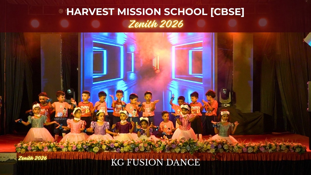 KG FUSION DANCE | ZENITH 2026 | 27th Annual Day | Harvest Mission School [CBSE]
