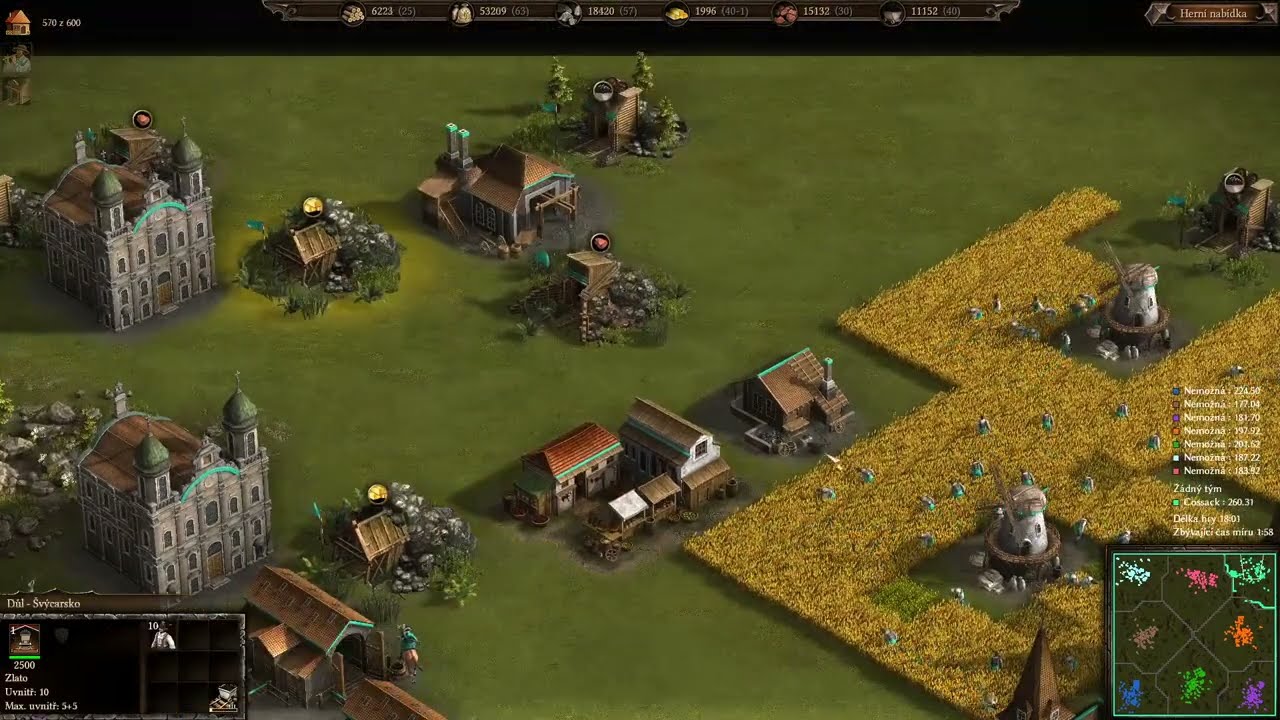 Cossacks 3 - Trying to beat 1v7 Insane AI 20m Peace #5