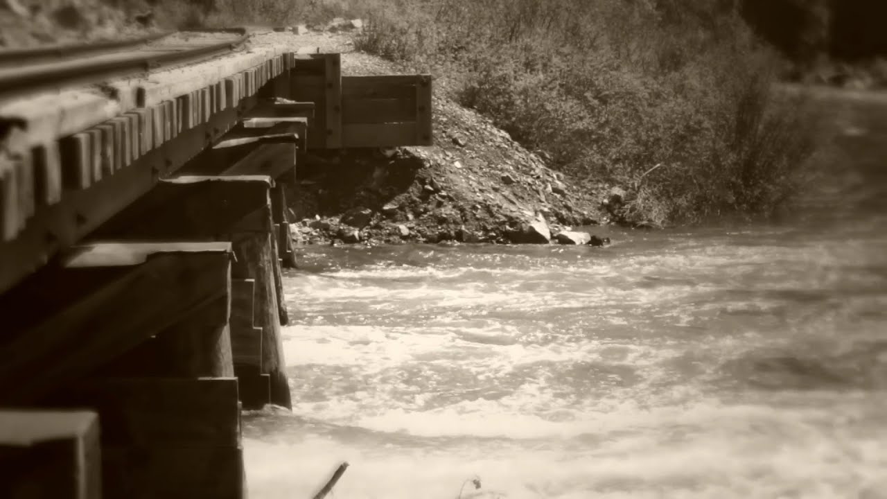 Furious flood sweeps train off tracks! - History with Oakley Dean Baldwin