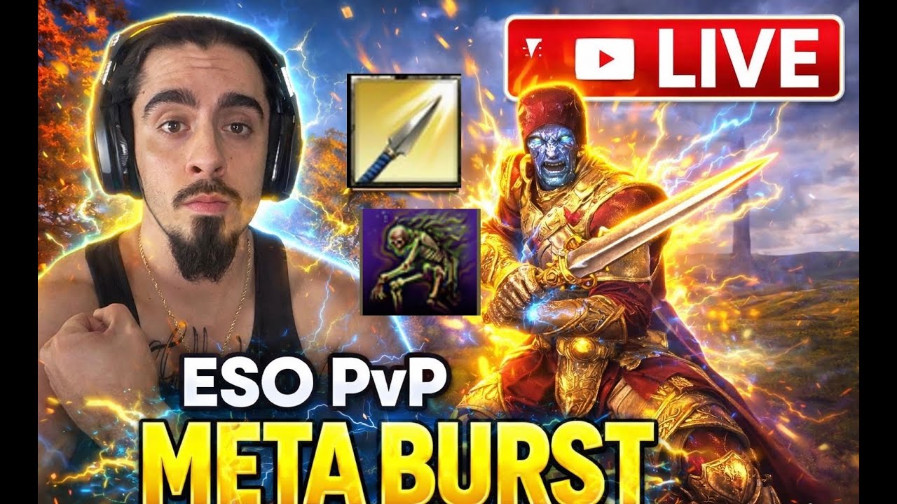 🔴ESO PvP META Build Testing LIVE | Cyrodiil PvP & Insane Burst