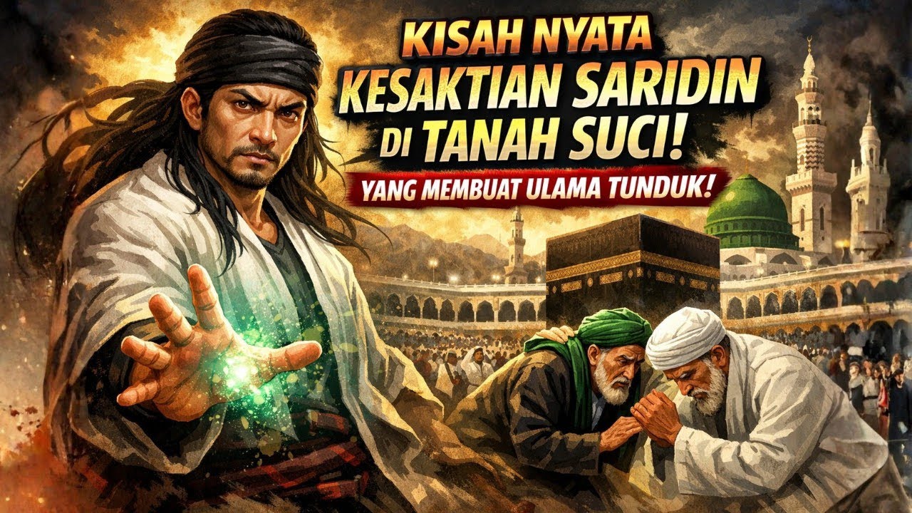 KISAH NYATA! Kesaktian Saridin di Tanah Suci yang Membuat Ulama Mekkah Tunduk