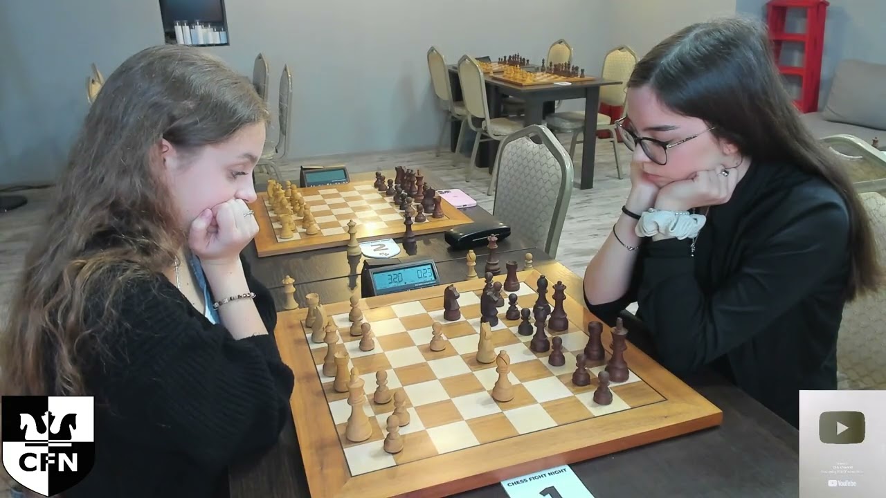Semenova A. (1538) vs Neverova K. (1503). Chess Fight Night. Rapid