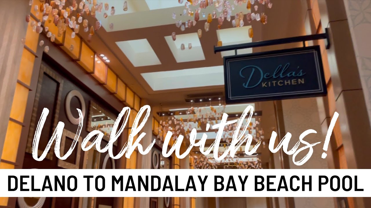 Walk from Delano to Mandalay Bay beach pool!