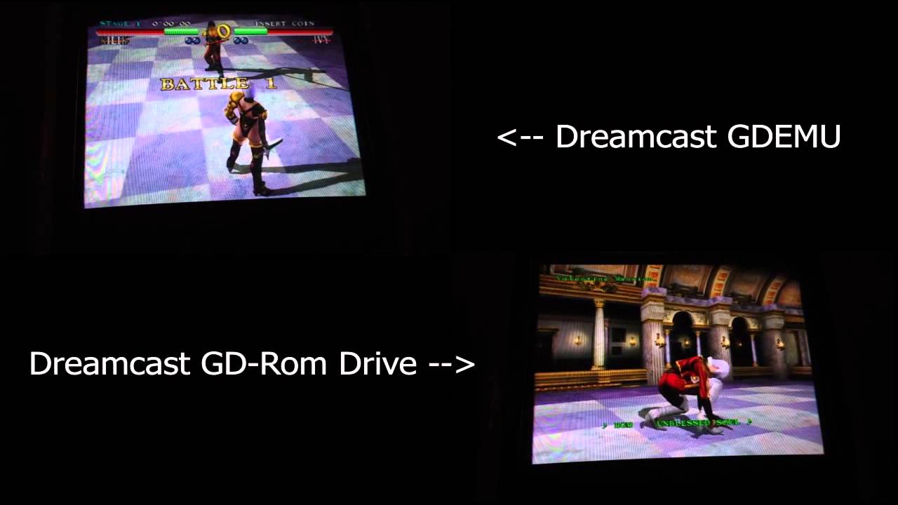 Dreamcast GDEMU load speed comparison (Quick Test)
