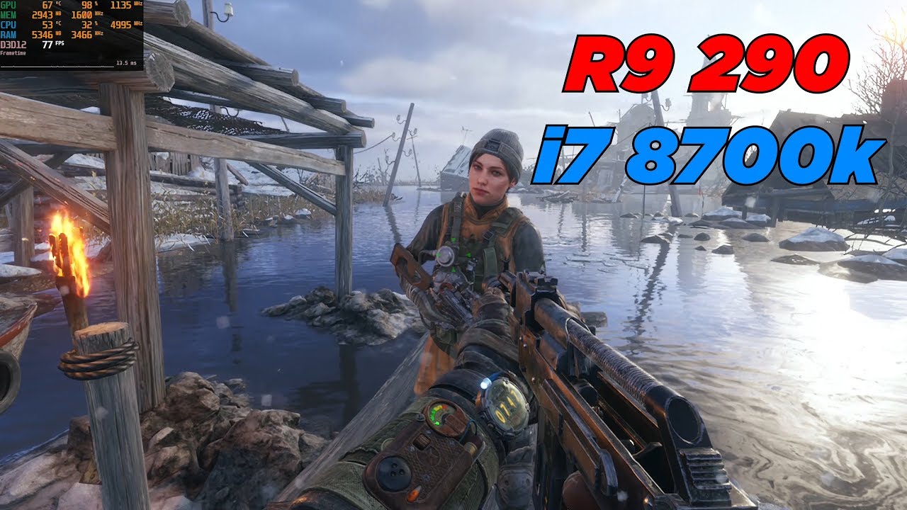 Metro Exodus Ultra - i7 8700k/R9 290 (900p)