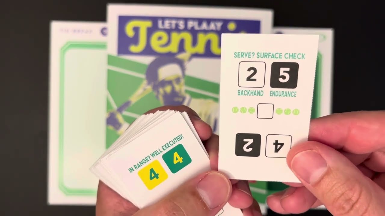 Fast Action Cards for Let&rsquo;s PLAAY Tennis