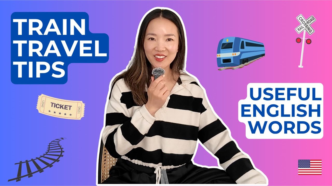Learn real train vocabulary while I share my experience riding trains 🚆 | English Listening Practice