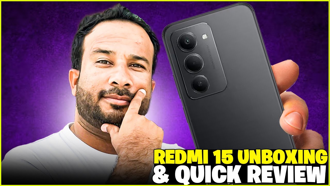 Redmi 15 Unboxing & Quick Review! 🔥 | Camera, Display, Battery & Gaming Performance 2025