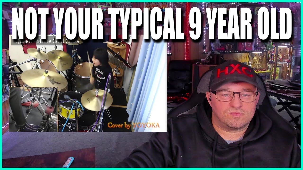 Stone Cold Crazy - Queen / Cover by Yoyoka, 9 year old REACTION!
