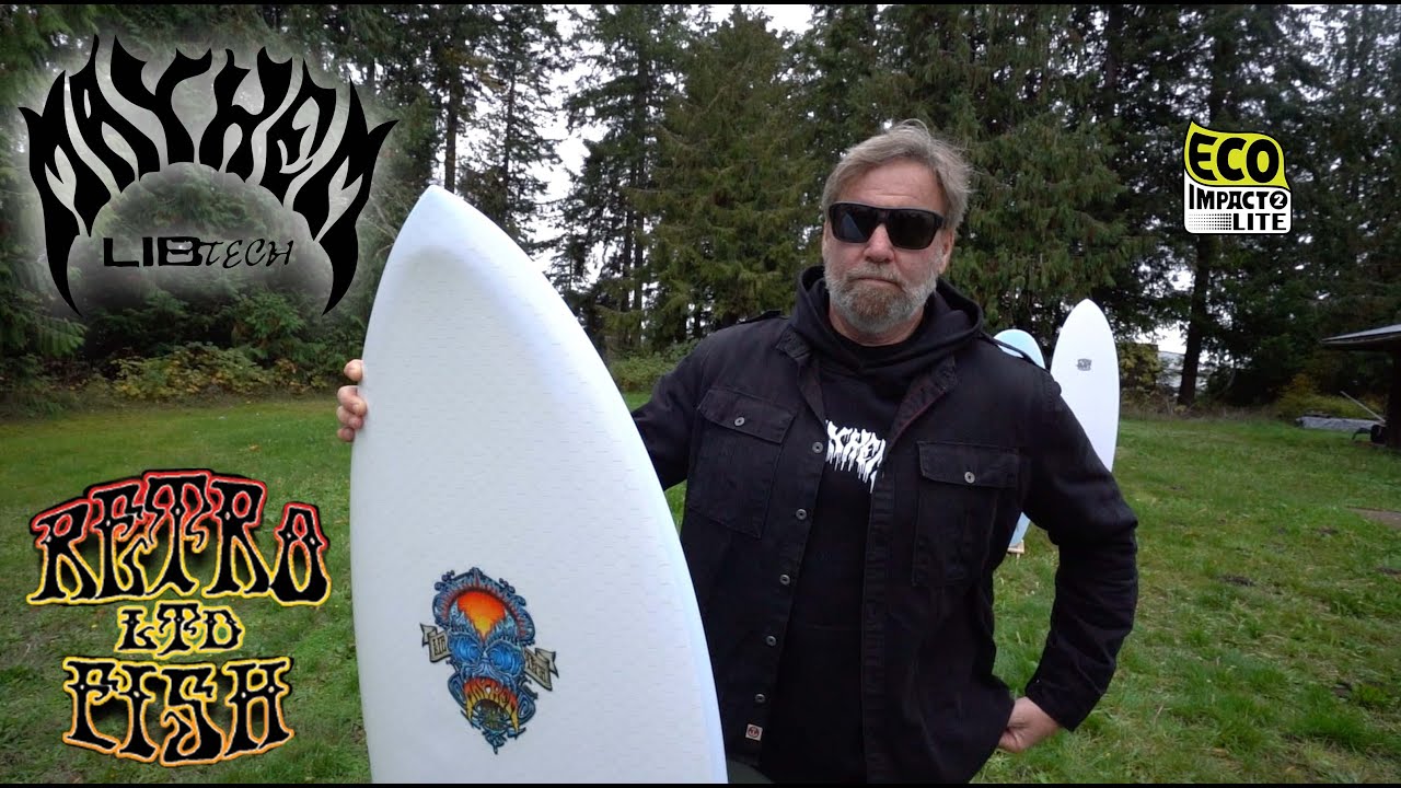 RNF RETRO FISH | MAYHEM X LIB TECH SURFBOARD