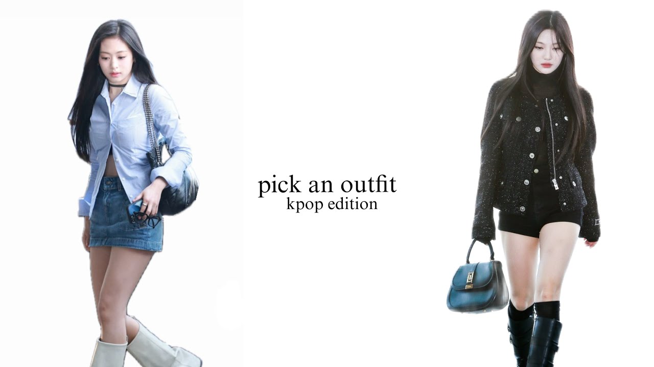 pick an outfit K-pop edition || this or that || kpop game 