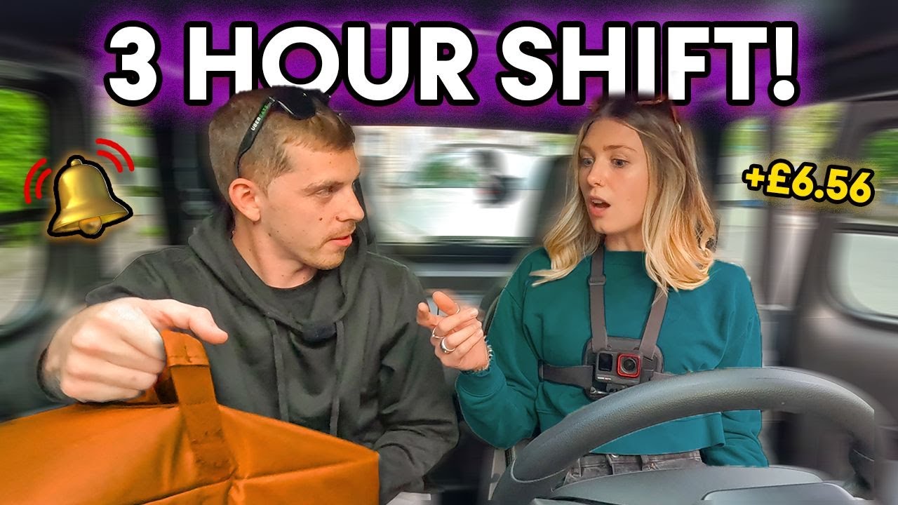 Friday night Deliveroo shift 7pm-10pm in a TINY electric microcar (Ft London Eats)
