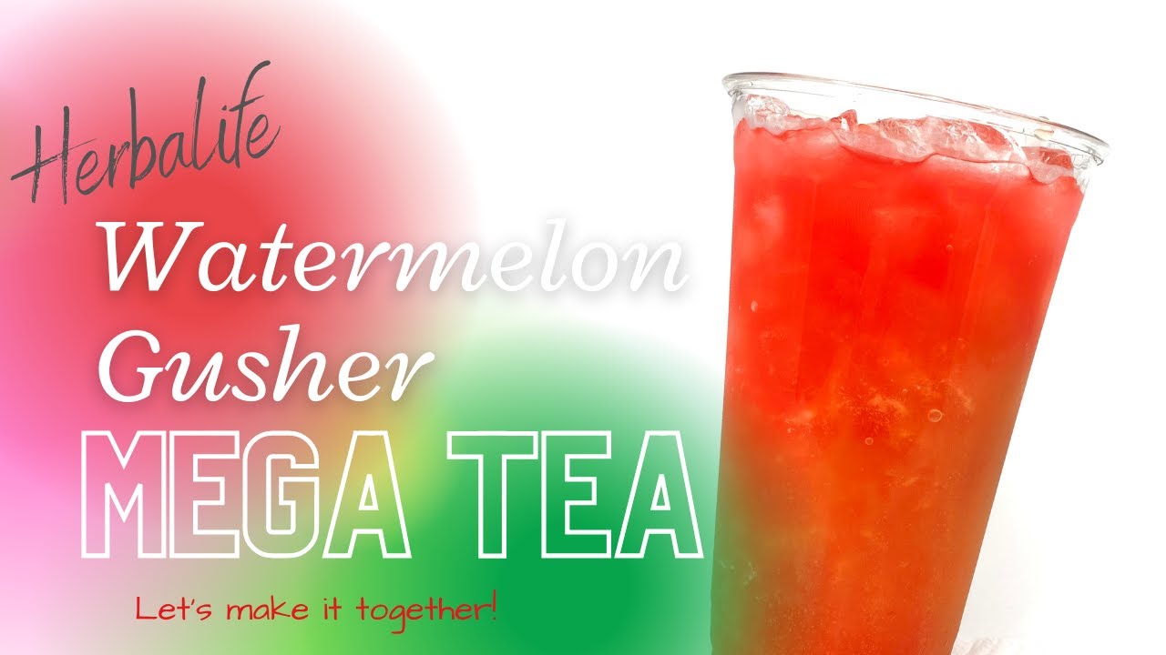 Watermelon Gusher Drink // How to Make an Herbalife Mega Tea / Lifted Tea // Best Life Couple