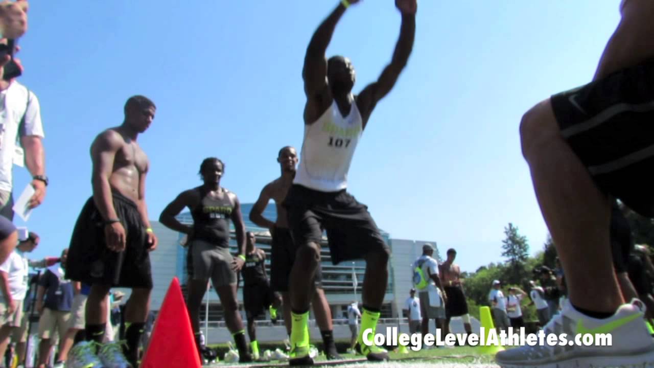 Speedy Noil (WR/2014): The Opening Vertical Jump Highlight (45.3") - CollegeLevelAthletes.com