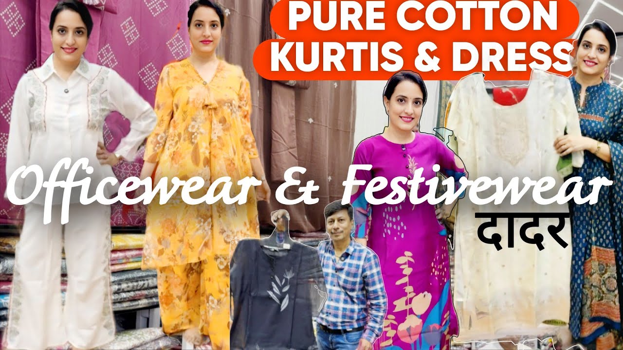 Cotton Love Dadar- Handblock Print Suit Sets & Imported Muslin Kurtis | Readymade Dress Hindmata