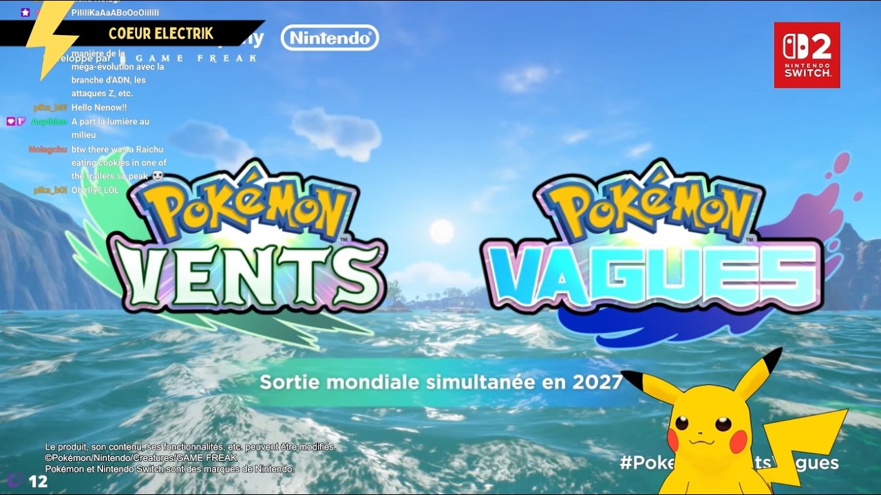 POKEMON VENTS ET VAGUES | REACTION POKEMON PRESENTS 27/02/2026 ft @Tv_Muffy & @TheWolfrend